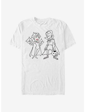 Marvel WandaVision Simple Ink T-Shirt, WHITE, hi-res