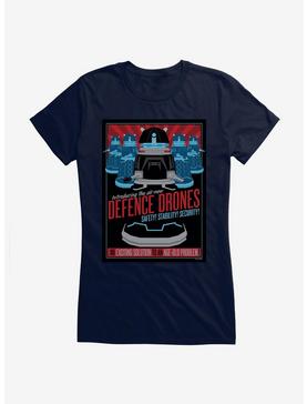 Doctor Who Festive Special Drones Girls T-Shirt, NAVY, hi-res