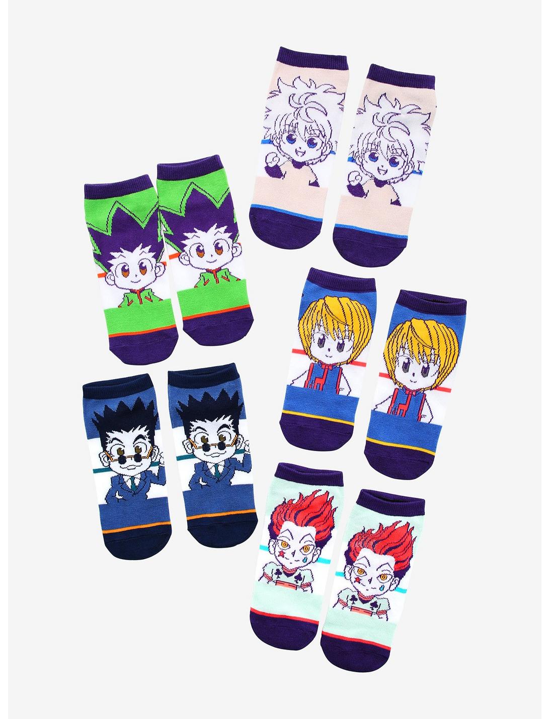 Hunter x Hunter Chibi Characters Ankle Sock Set - BoxLunch Exclusive, , hi-res