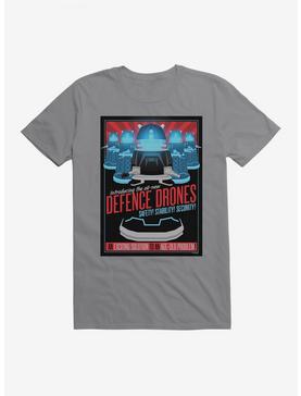 Doctor Who Festive Special Glow T-Shirt, STORM GREY, hi-res