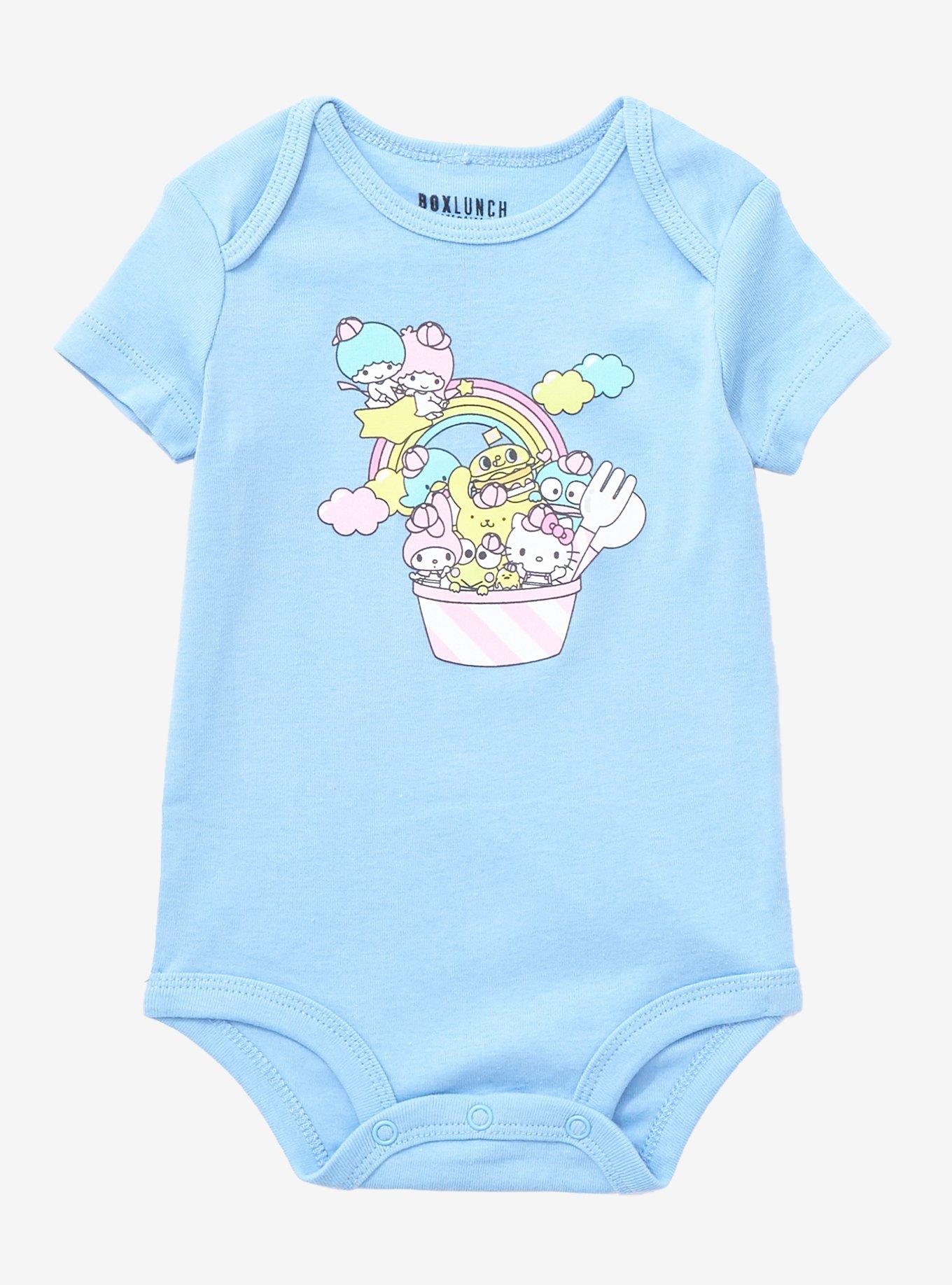 Sanrio Hello Kitty & Friends Group Infant One-Piece - BoxLunch Exclusive, LIGHT BLUE, hi-res