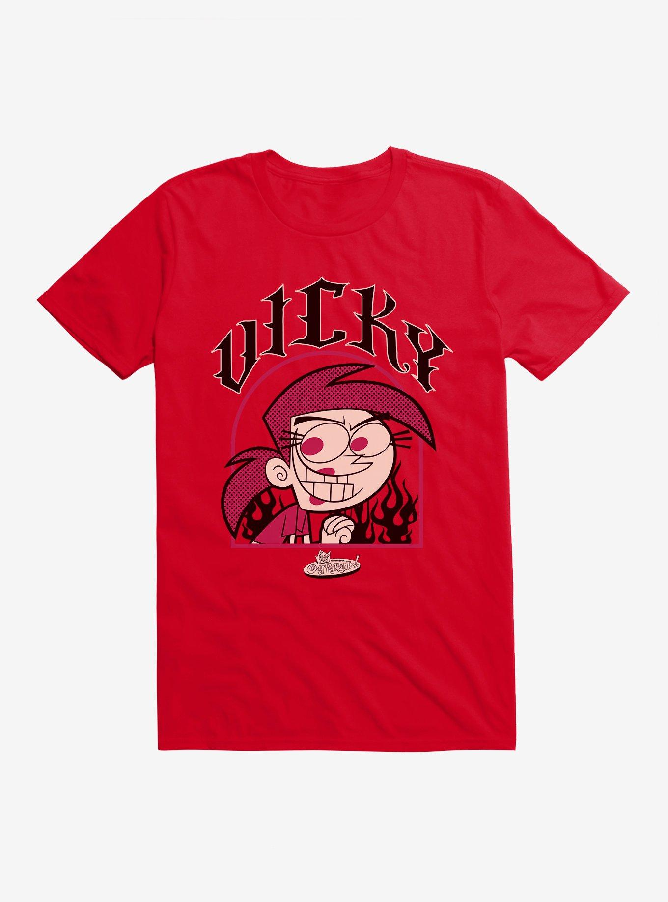 Fairly Oddparents Vicky T-Shirt, RED, hi-res