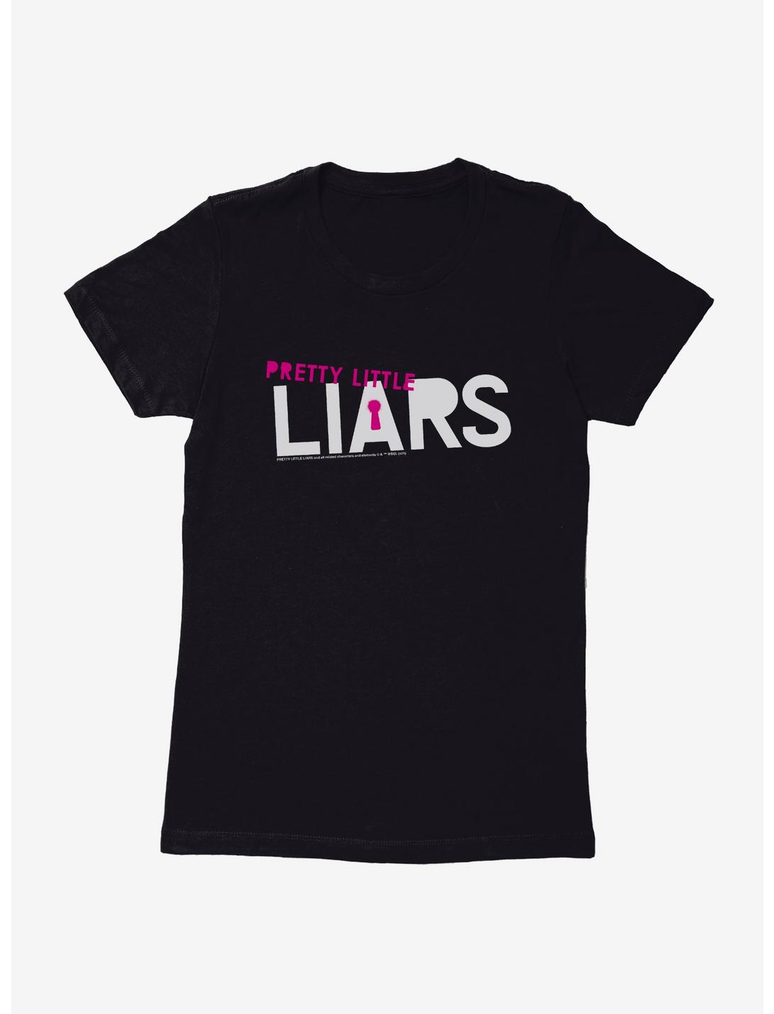 Pretty Little Liars Lock Womens T-Shirt, BLACK, hi-res