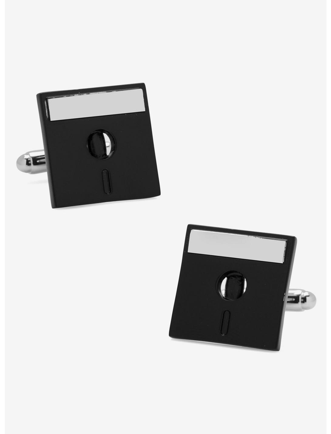 3D Floppy Disk Cufflinks, , hi-res