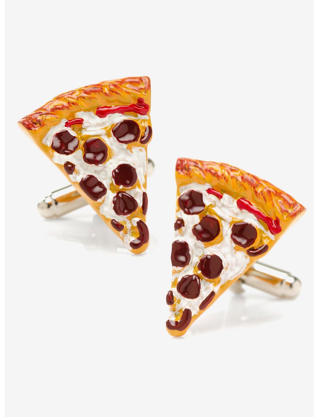 3D Pizza Slice Cufflinks, , hi-res