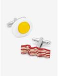 Bacon And Eggs Breakfast Cufflinks, , hi-res