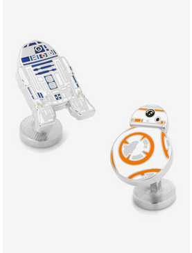 Star Wars R2D2 And BB8 Enamel Cufflinks, , hi-res