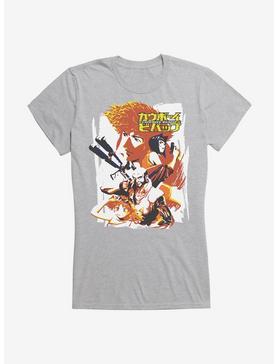 Cowboy Bebop Crew Poster Girls T-Shirt, HEATHER, hi-res