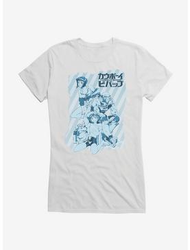Cowboy Bebop Space Crew Girls T-Shirt, WHITE, hi-res