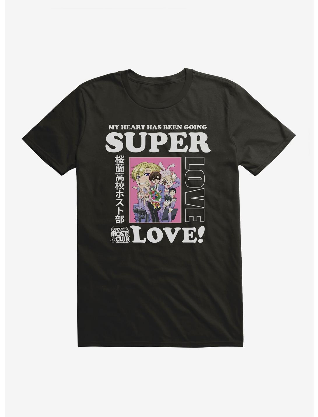Ouran High School Host Club Super Love T-Shirt, BLACK, hi-res