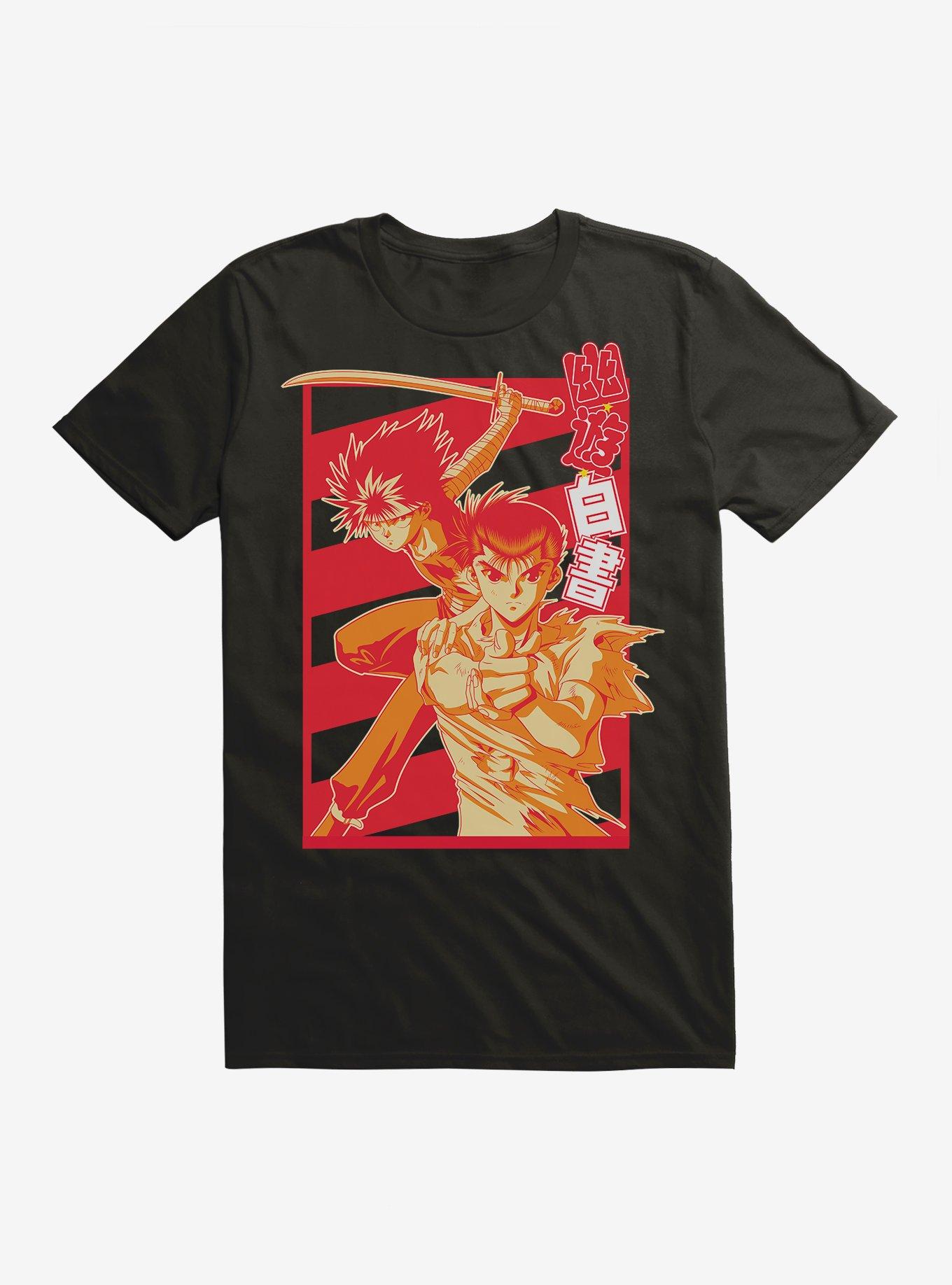 Yu Yu Hakusho Battle Ready T-Shirt, BLACK, hi-res