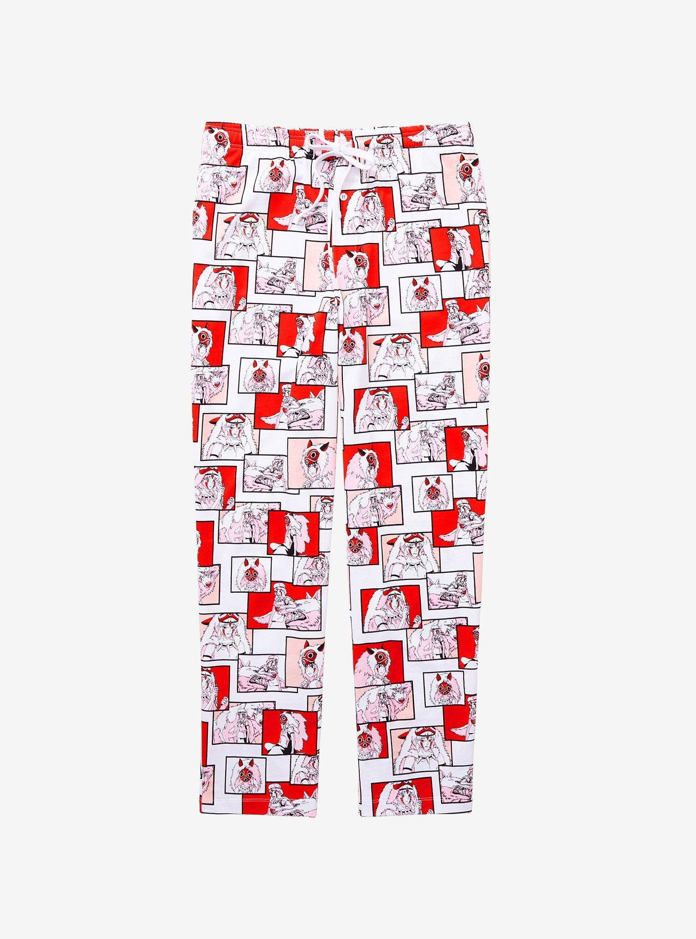 Studio Ghibli Princess Mononoke San Allover Print Pajama Pants