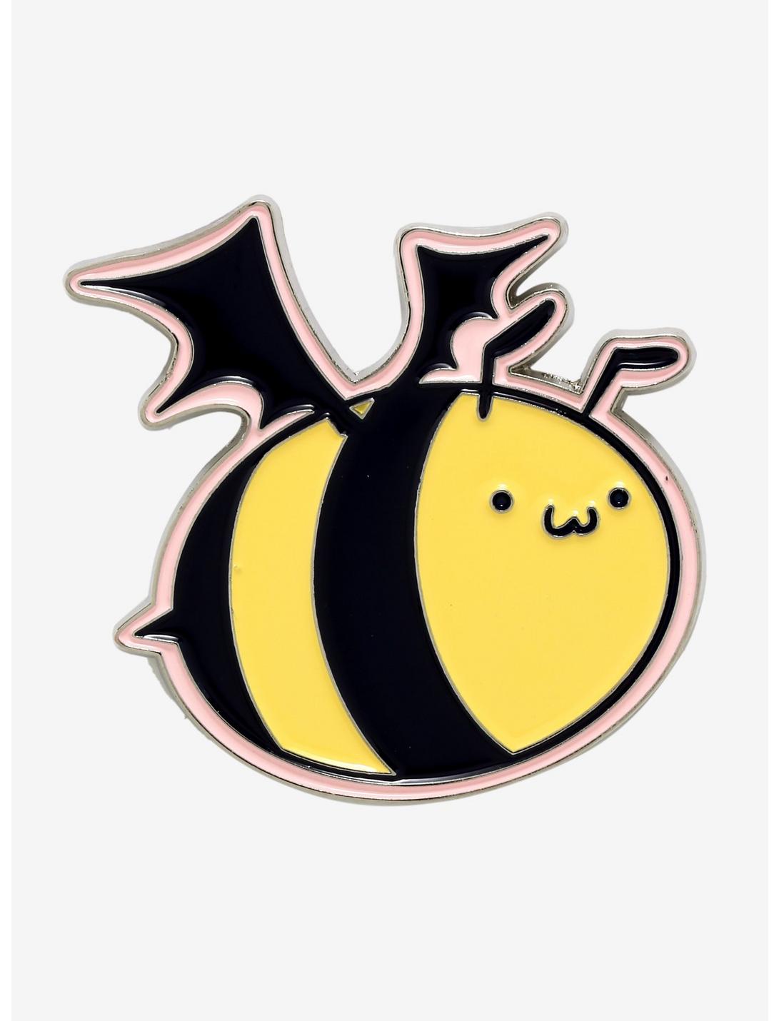 Bat Bee Enamel Pin By Lollibeepop, , hi-res