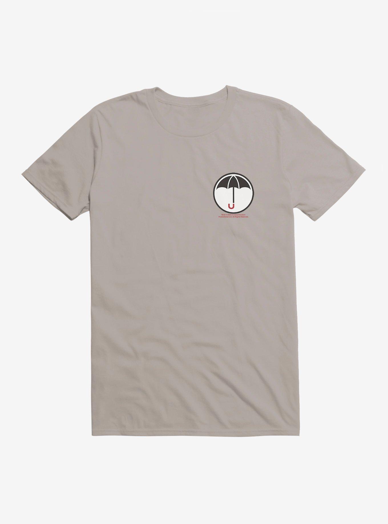 The Umbrella Academy Umbrella Emblem T-Shirt, LIGHT GREY, hi-res