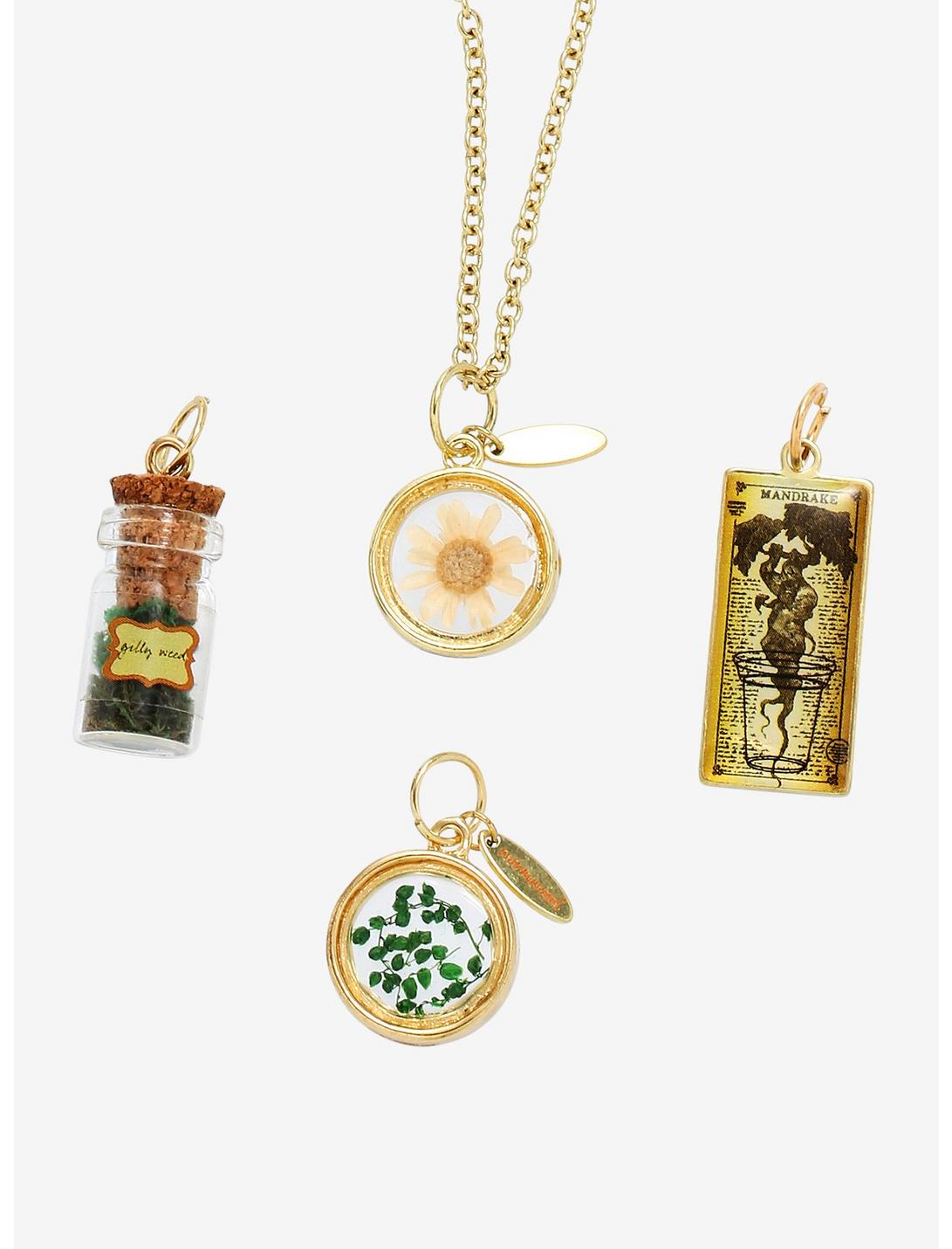 Harry Potter Herbology Interchangeable Charm Necklace - BoxLunch Exclusive, , hi-res
