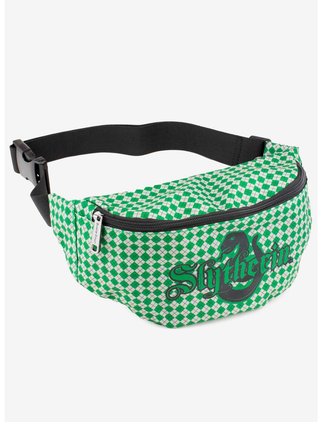 Harry Potter Slytherin Checkered Fanny Pack, , hi-res