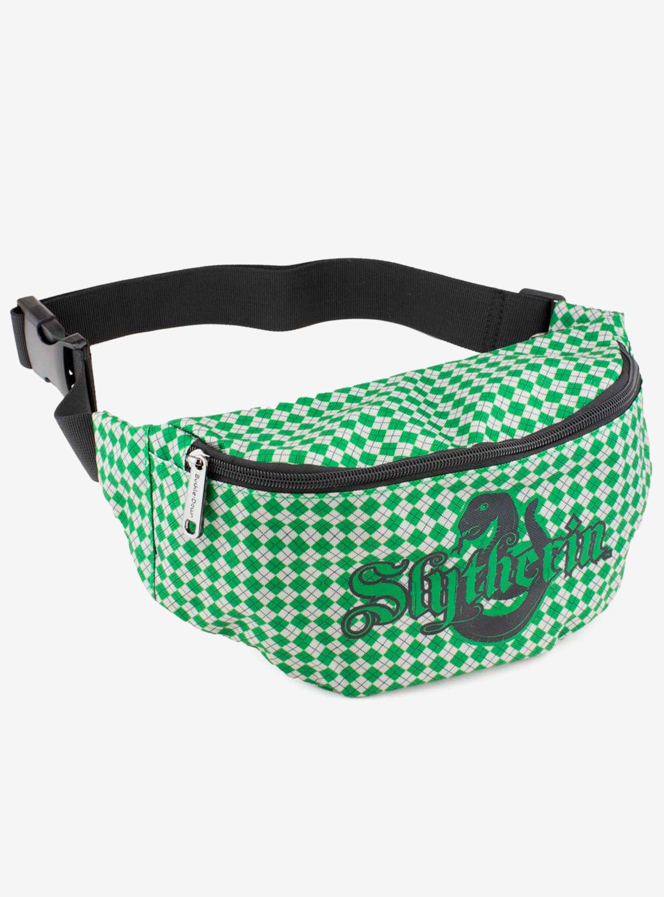 Harry Potter Slytherin Checkered Fanny Pack, , hi-res