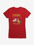 Studio Ghibli Earwig And The Witch Don't Disturb Me Girls T-Shirt, RED, hi-res
