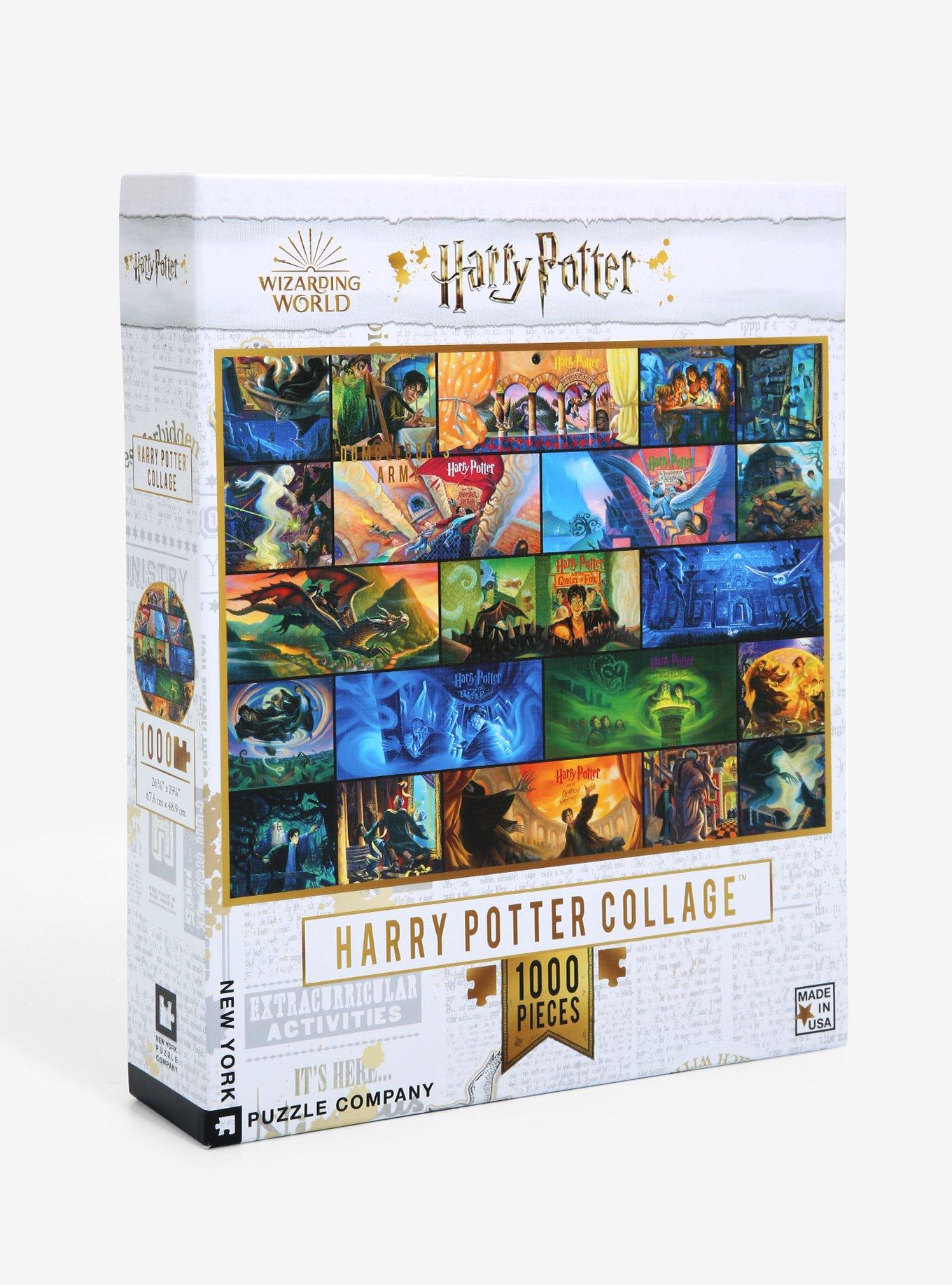 Harry Potter Book Art Collage 1000 Piece Puzzle, , hi-res