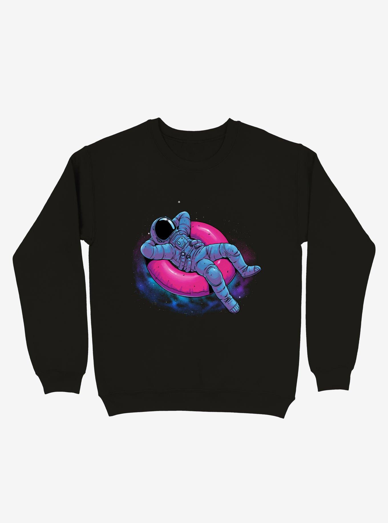 Astronaut Floating Dream Crew Sweatshirt, , hi-res