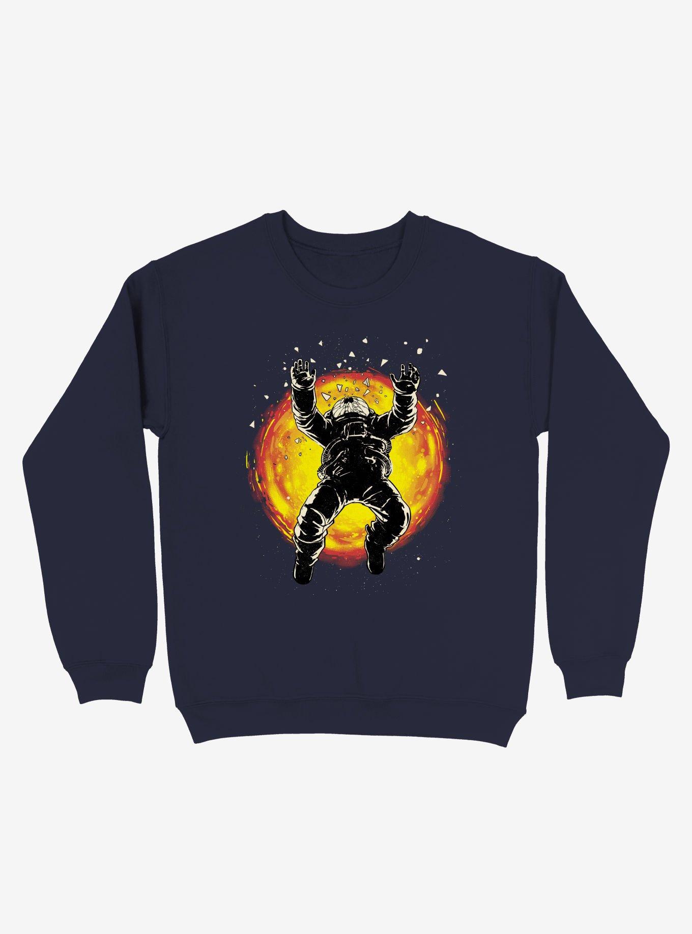 Astronaut Lost In The Space Navy Blue Sweatshirt, , hi-res