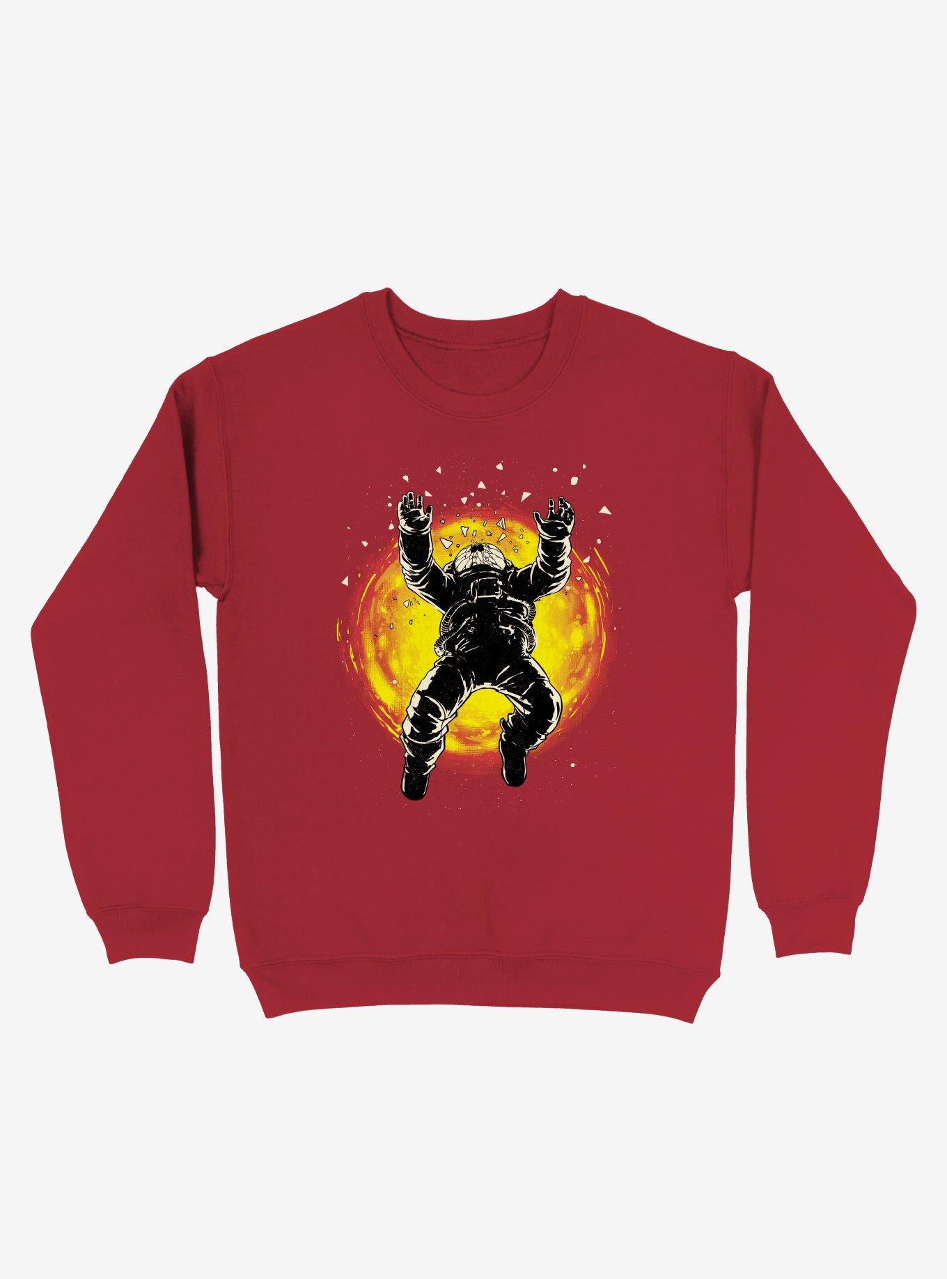 Astronaut Lost In The Space Red Sweatshirt, , hi-res