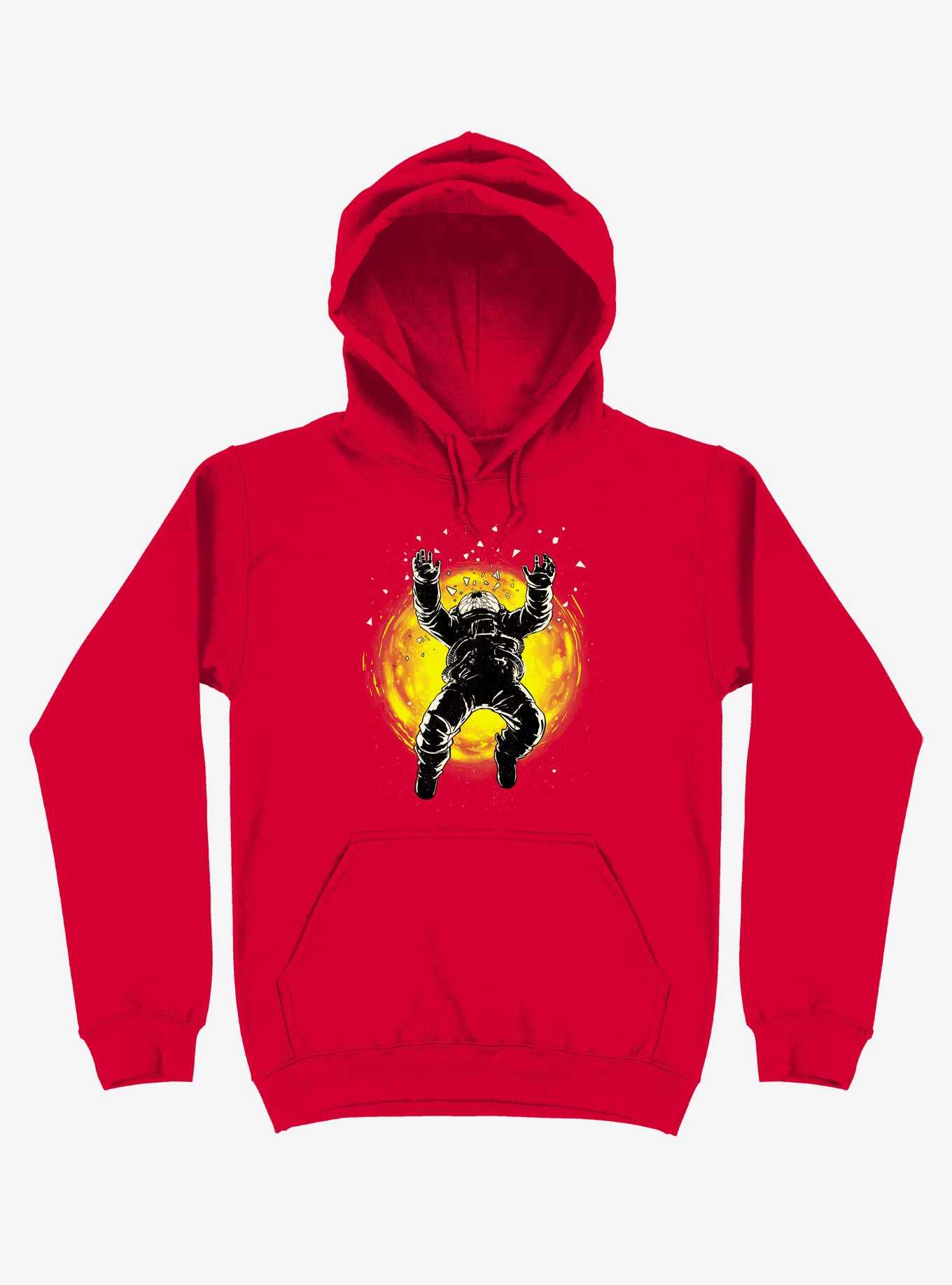 Astronaut Lost In The Space Red Hoodie, , hi-res