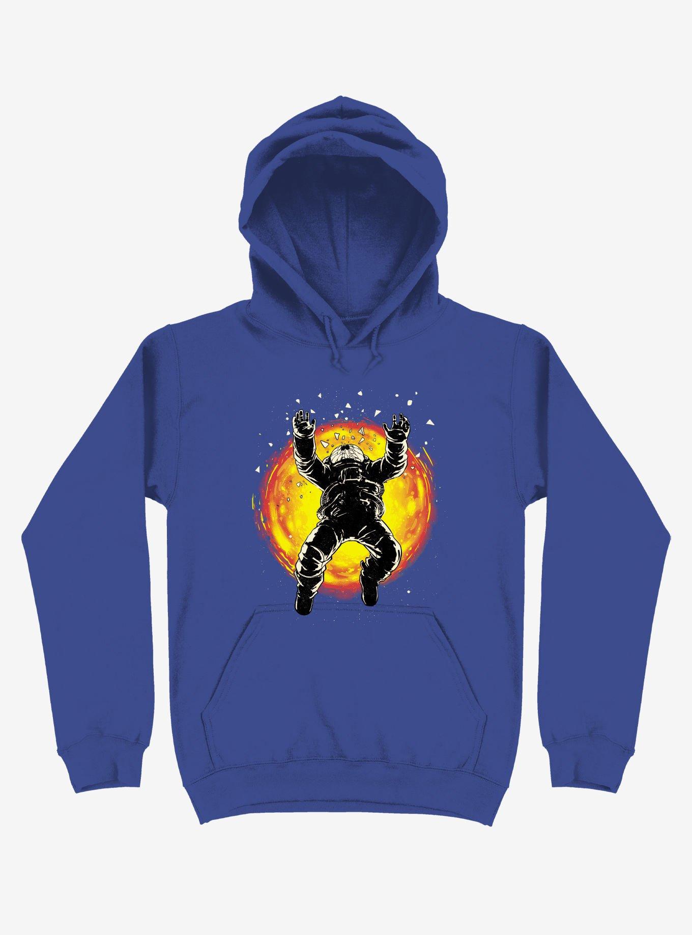 Astronaut Lost In The Space Royal Blue Hoodie, , hi-res
