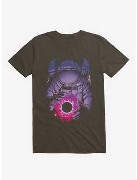 Astronaut Deep Space Brown T-Shirt, , hi-res