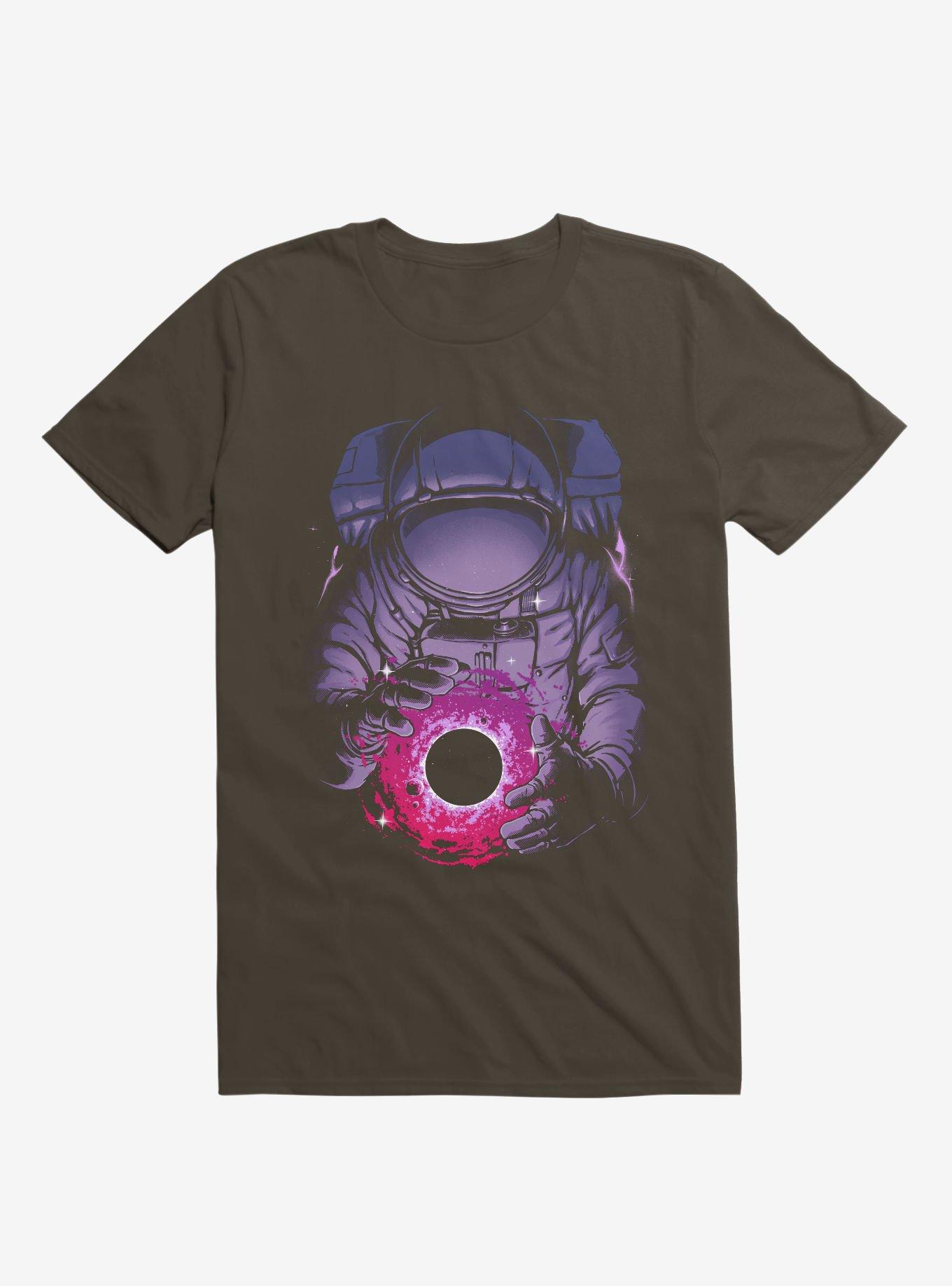 Astronaut Deep Space Brown T-Shirt, , hi-res