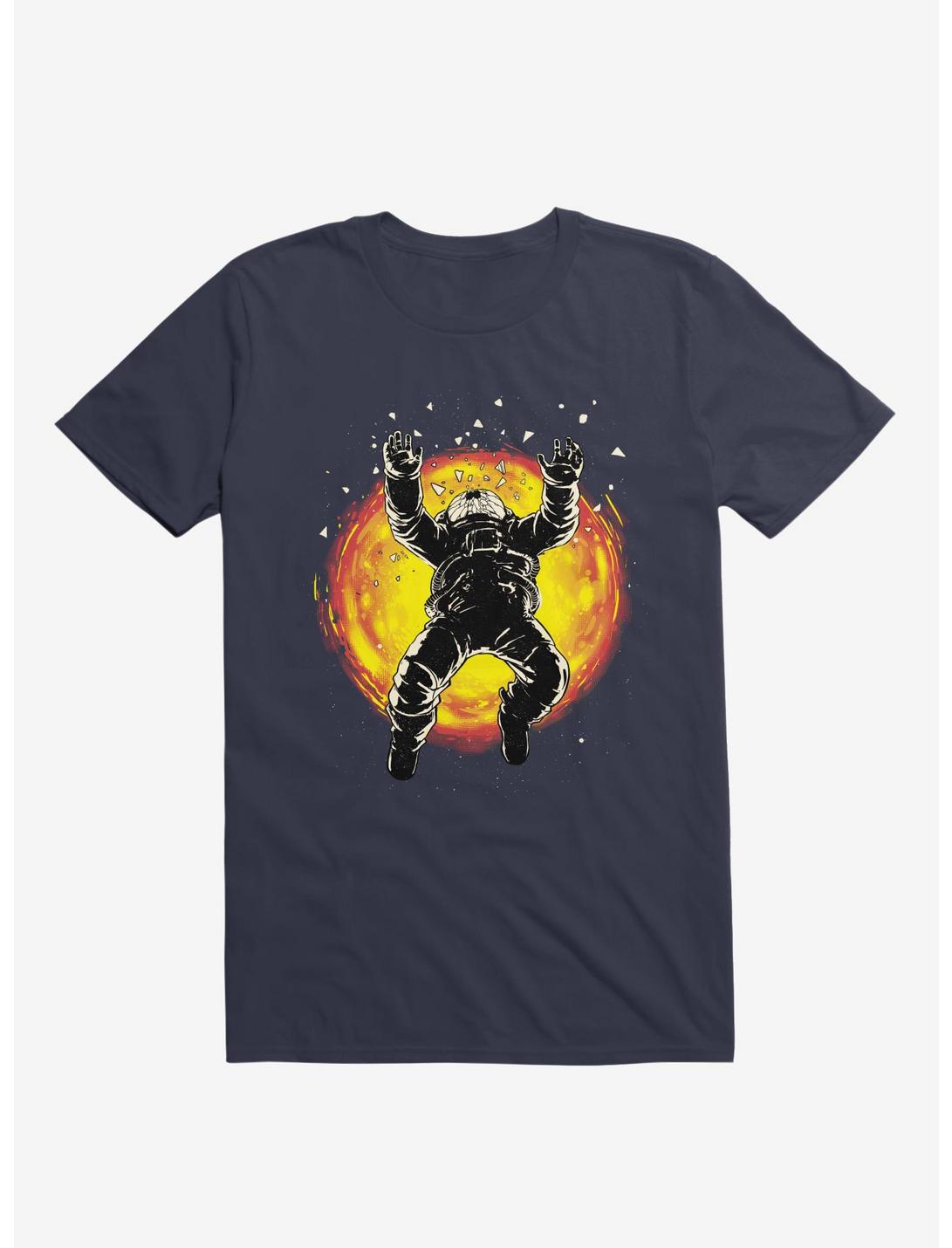 Astronaut Lost In The Space Navy Blue T-Shirt, NAVY, hi-res