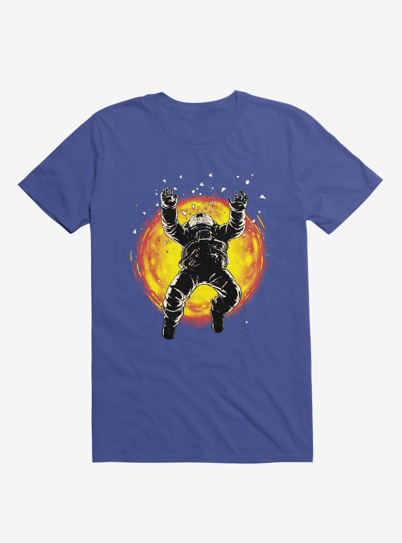 Astronaut Lost In The Space Royal Blue T-Shirt, ROYAL, hi-res