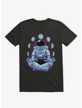 Astronaut Meditation Black T-Shirt, , hi-res