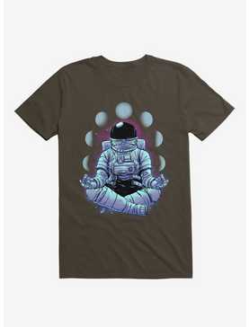 Astronaut Meditation Brown T-Shirt, , hi-res