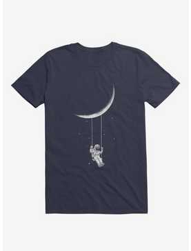 Astronaut Moon Swing Navy Blue T-Shirt, , hi-res