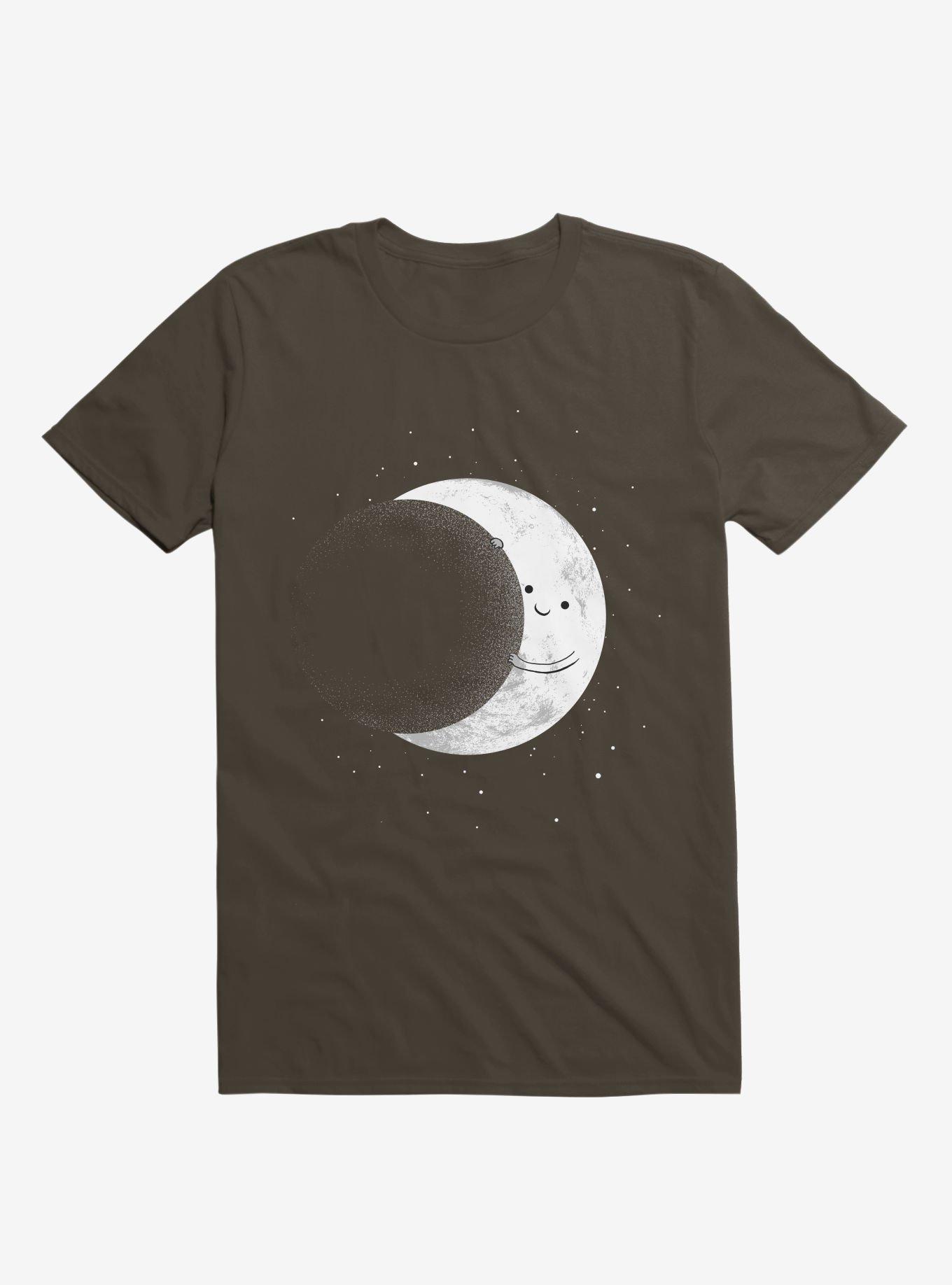 Slide Moon Space Show Brown T-Shirt, , hi-res