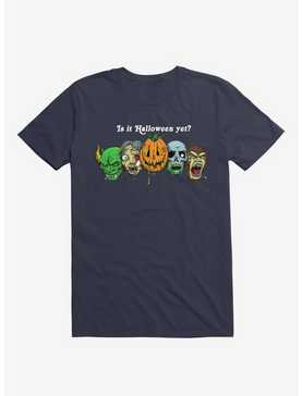 Is It Halloween Yet? Navy Blue T-Shirt, , hi-res