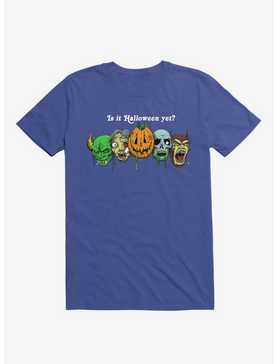 Is It Halloween Yet? Royal Blue T-Shirt, , hi-res