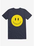 You're Too Close Smile Face Navy Blue T-Shirt, NAVY, hi-res