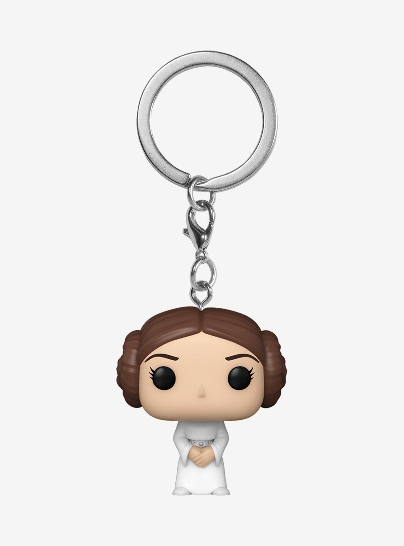 Funko Star Wars Pocket Pop! Princess Leia Vinyl Bobble-Head Key Chain, , hi-res