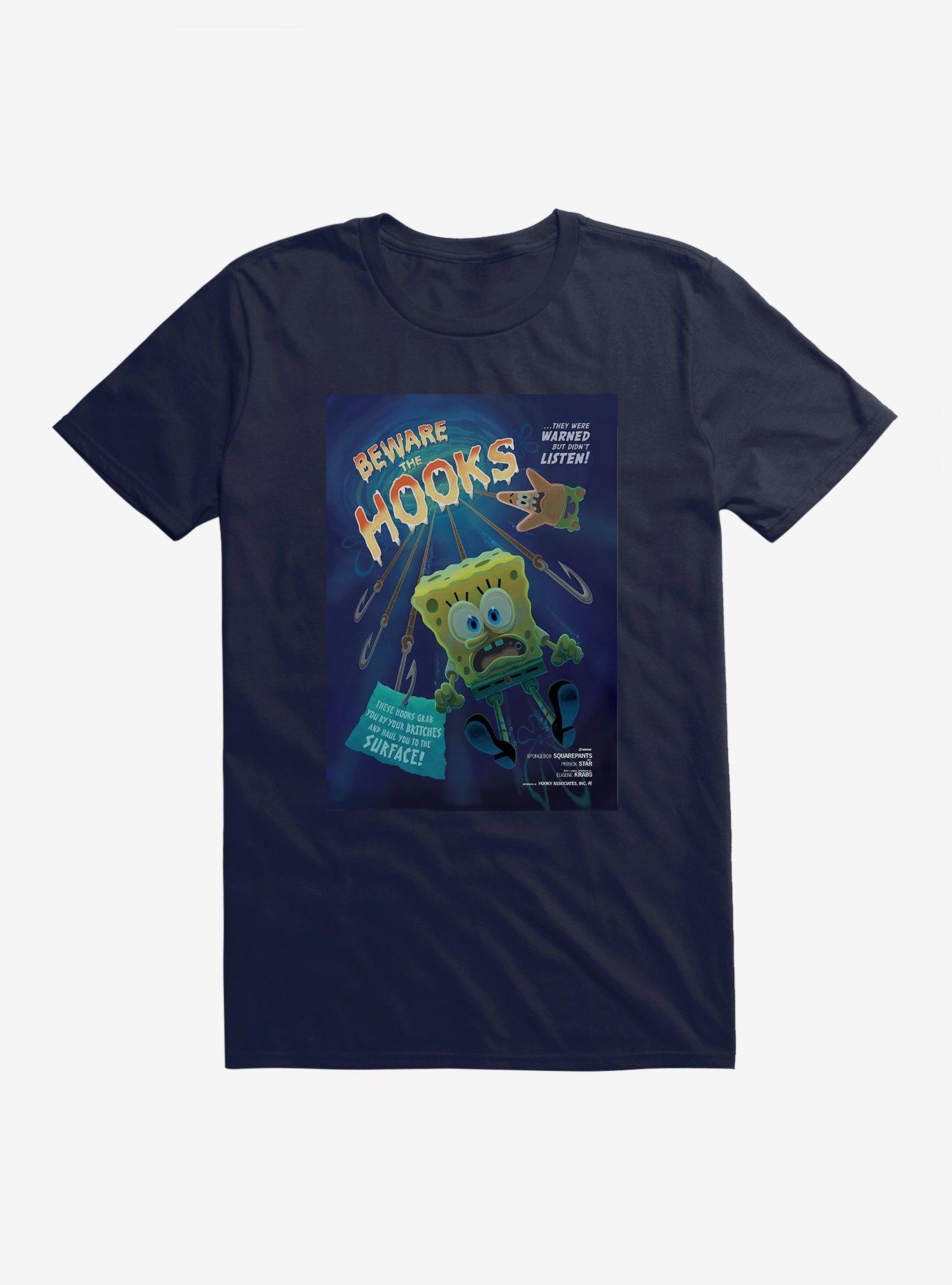 SpongeBob SquarePants Beware The Hooks T-Shirt, , hi-res