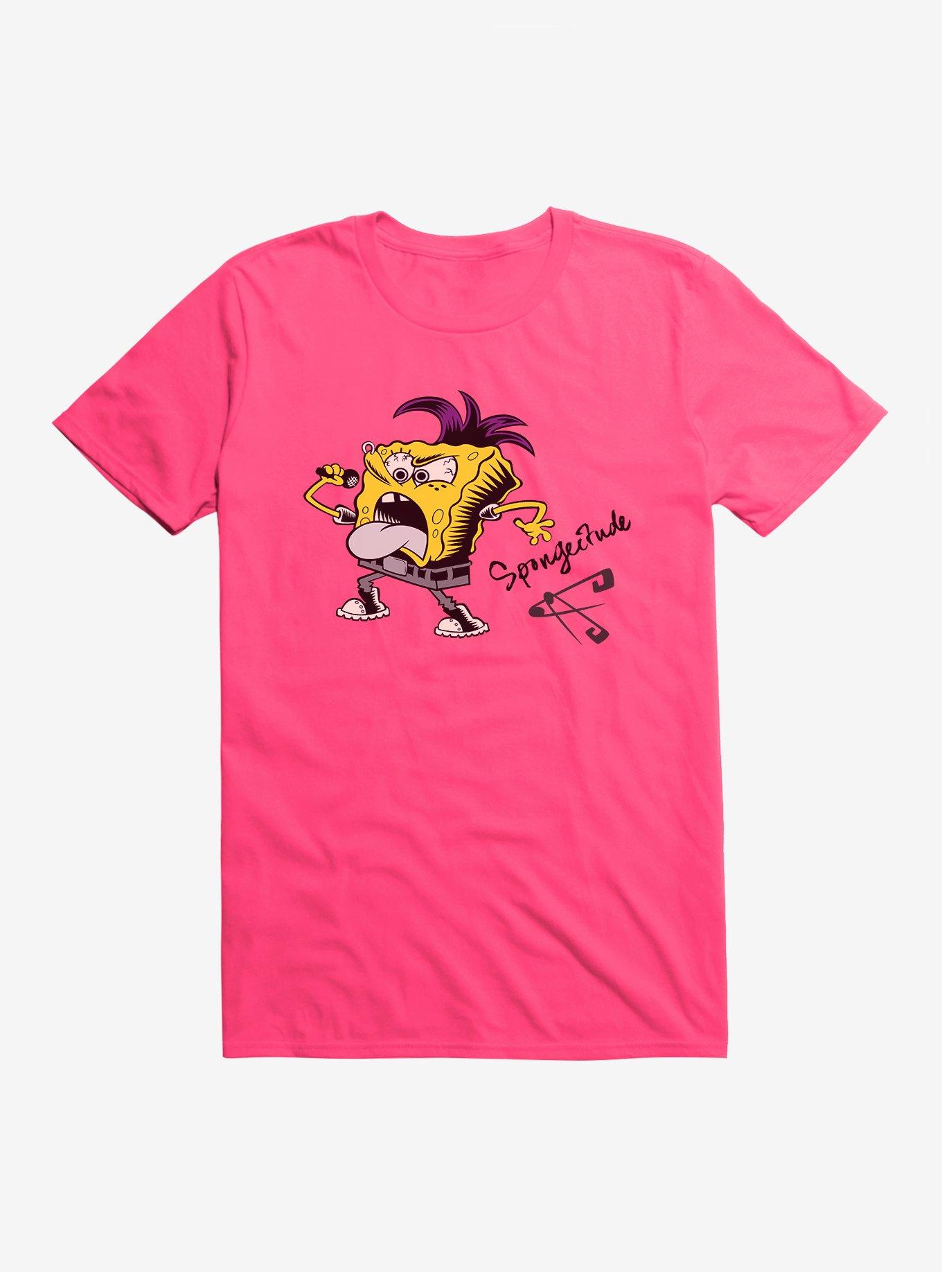 SpongeBob SquarePants Spongeitude T-Shirt, HOT PINK, hi-res
