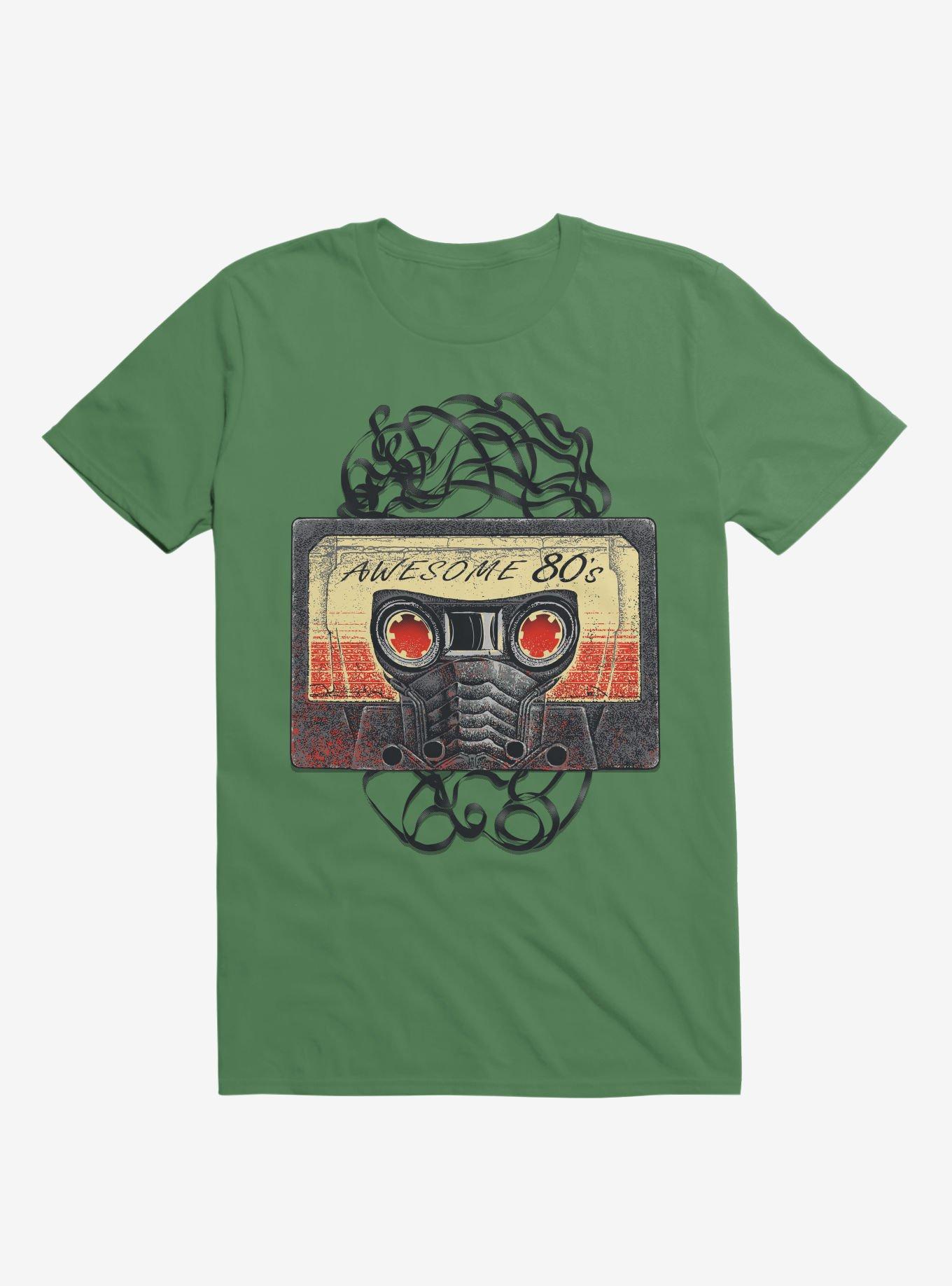 Awesome 80's Mixtape Irish Green T-Shirt, , hi-res