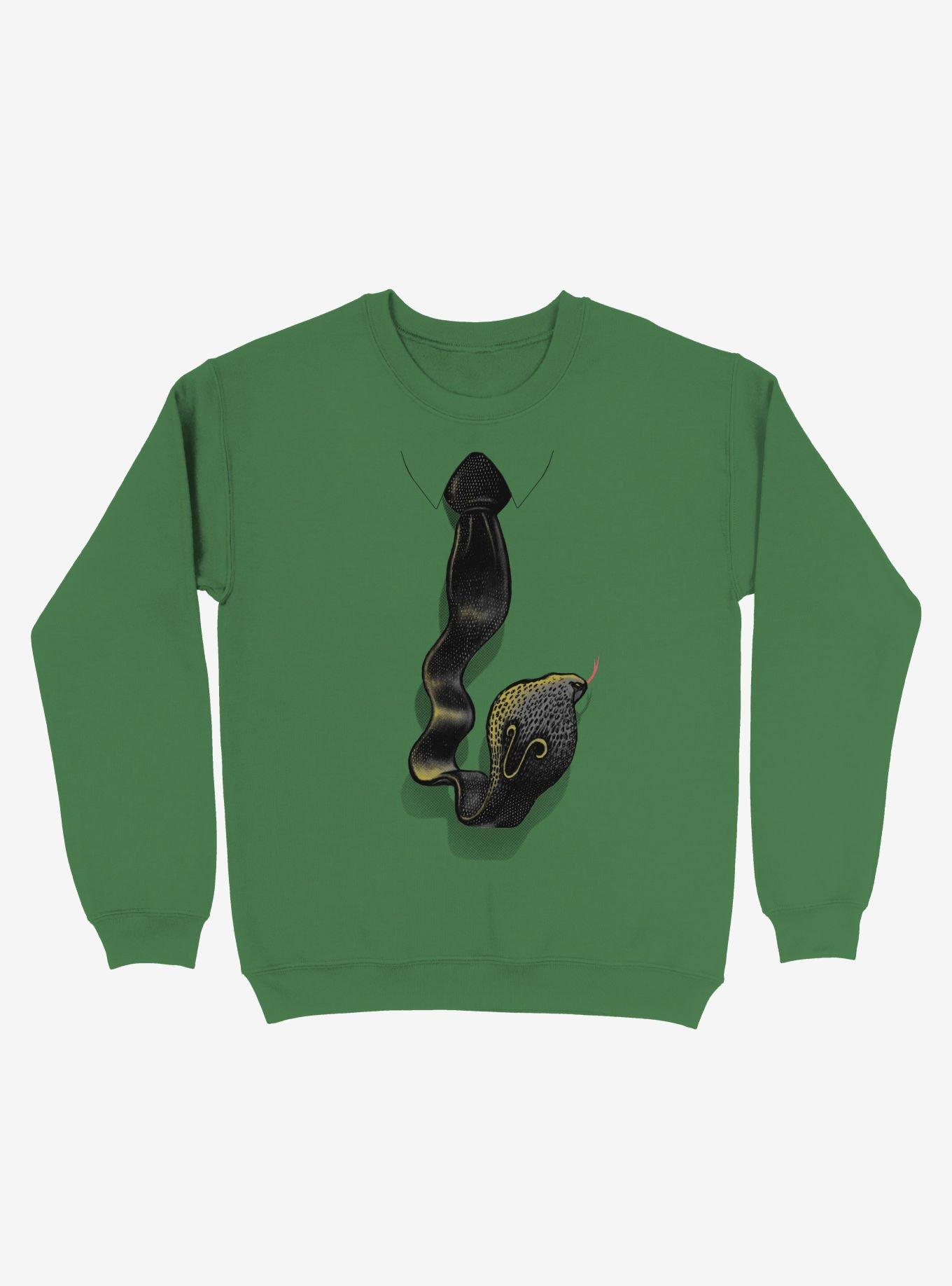 Cobra Tie Kelly Green Sweatshirt, KELLY GREEN, hi-res