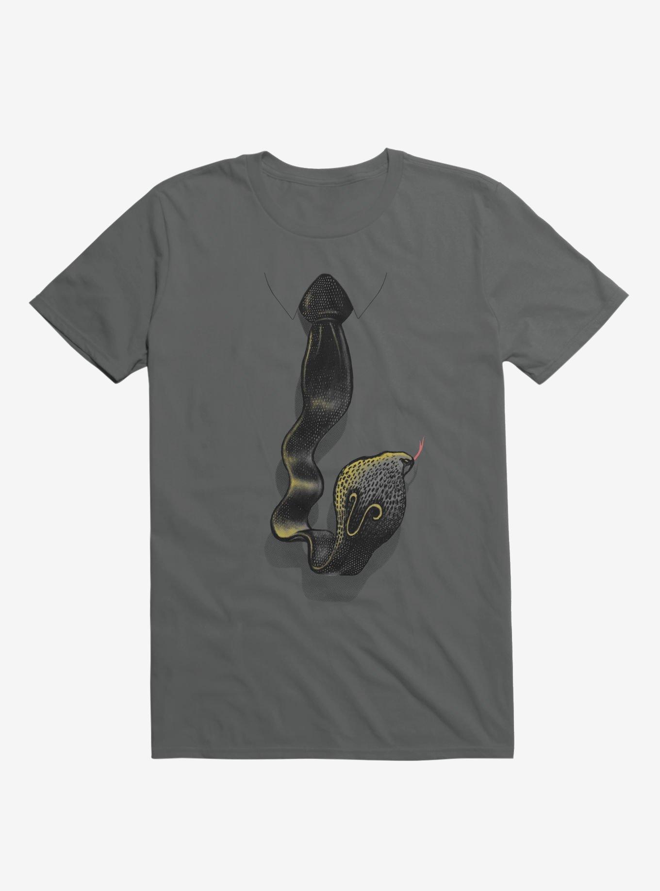 Cobra Tie Charcoal Grey T-Shirt, , hi-res