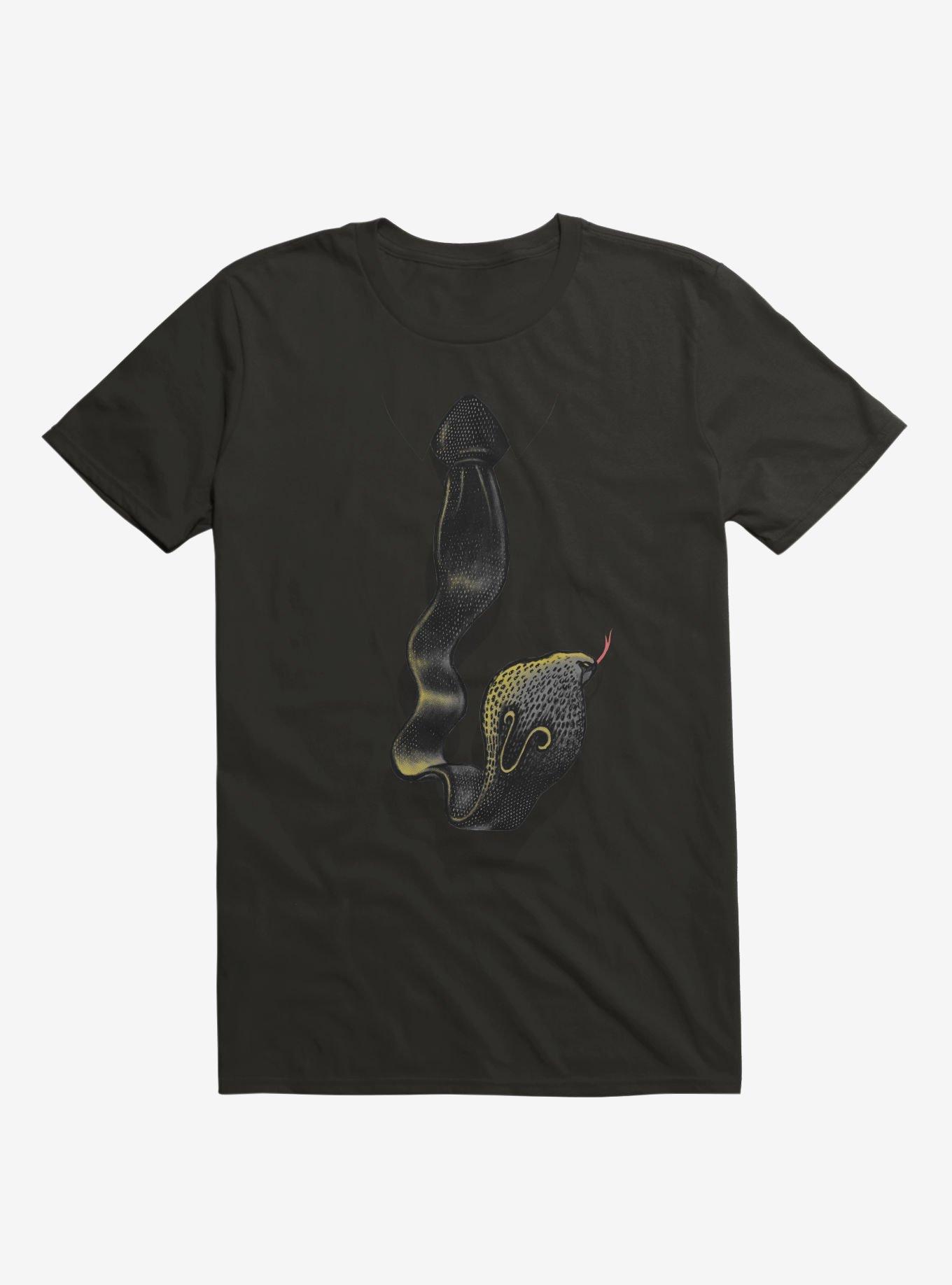 Cobra Tie Black T-Shirt, BLACK, hi-res