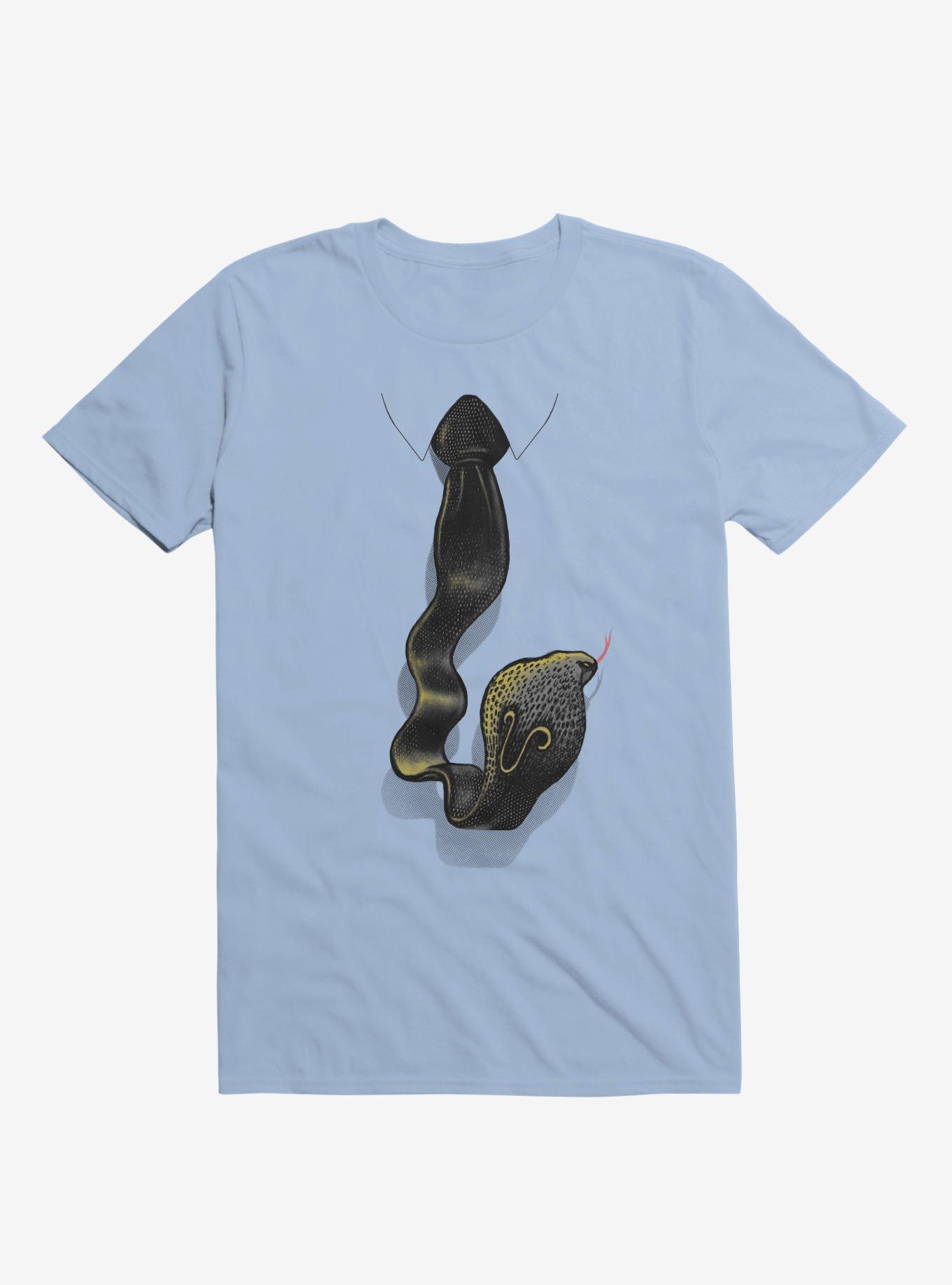 Cobra Tie Light Blue T-Shirt, LIGHT BLUE, hi-res