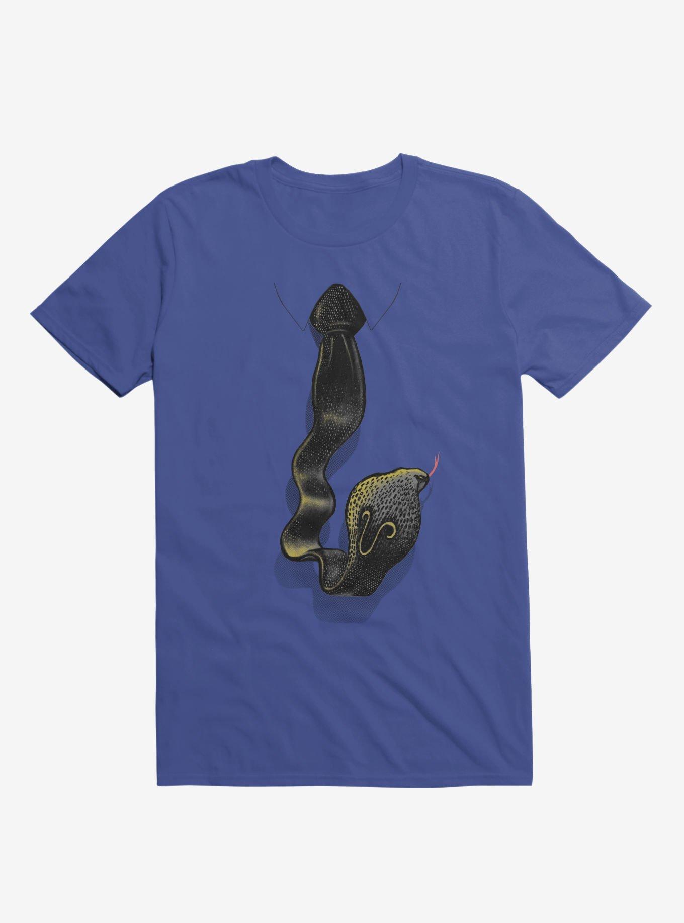 Cobra Tie Royal Blue T-Shirt, ROYAL, hi-res