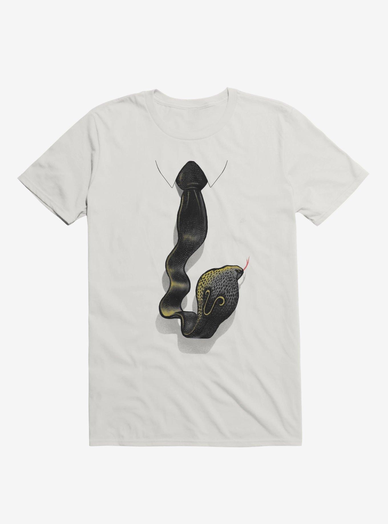Cobra Tie White T-Shirt, , hi-res