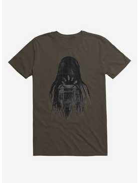 Long Horror Haunted House Hair Brown T-Shirt, , hi-res